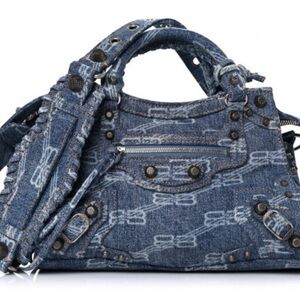 Authentic🎉 BALENCIAGA Denim Handbag!
